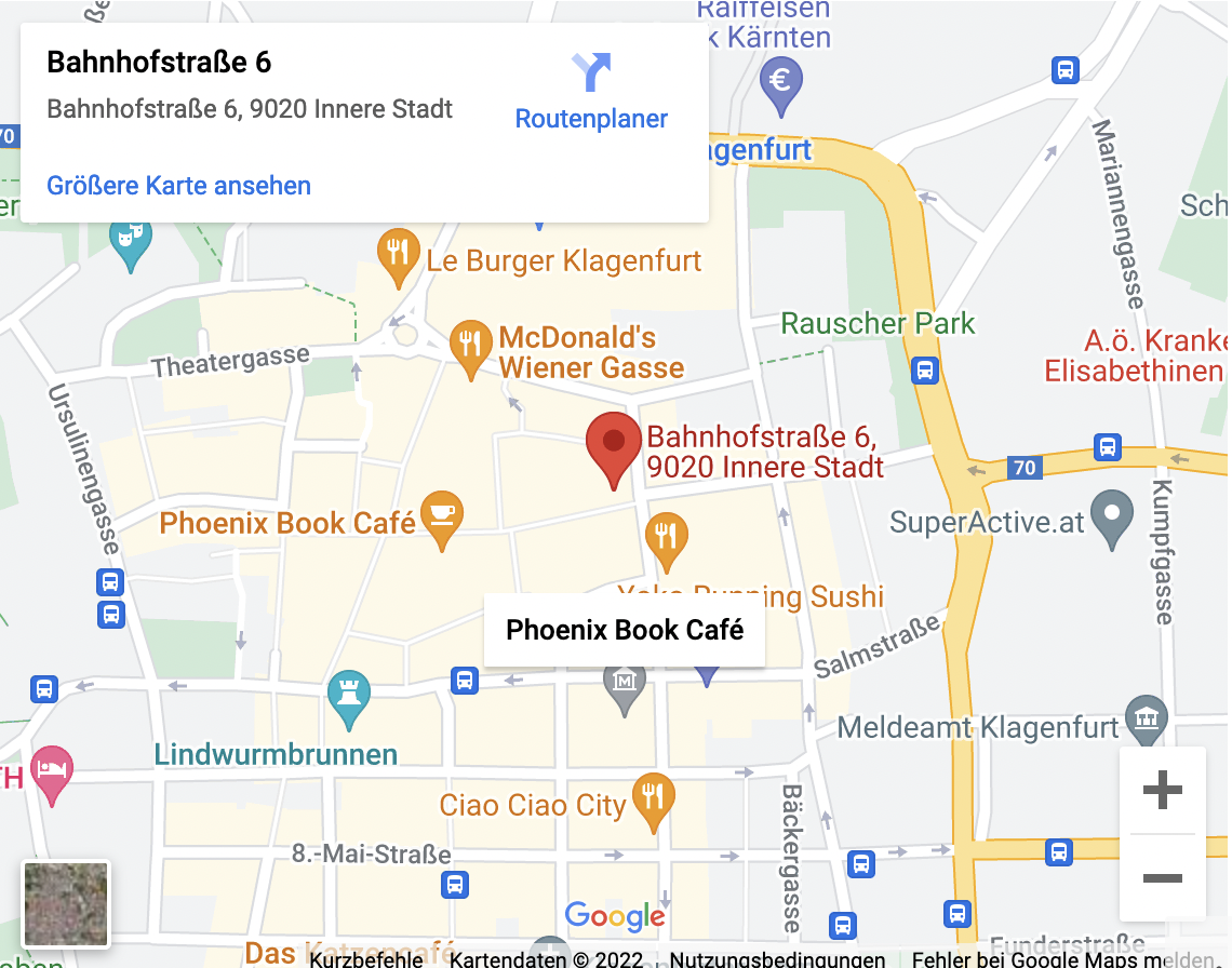 Standort Kanzlei Google Maps